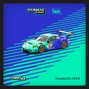 Tarmac Works TW飞劲1:64保时捷911 GT3 R 44号纽博格林 汽车模型