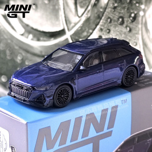 TSM MINI GT 1:64奥迪RS6-R瓦罐Audi旅行ABT Navarra合金汽车模型