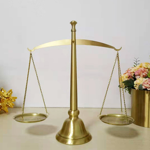 创意家居五金天平秤摆件 开业招财礼品 公平正义办公室装饰工艺品