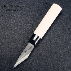 日本进口酒吧调酒削冰球刀手工冰球刀雕刻刀冰刀削冰刀割冰块刀具