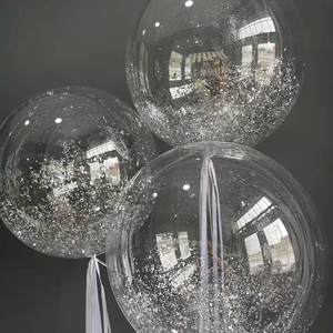 18寸透明亮片气球