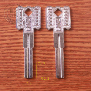 50个雪花神剑窄槽叶片c级锁钥匙胚子锁匙料钥匙母子模子民用钥匙
