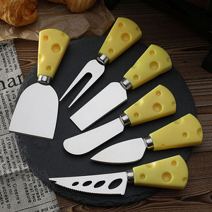 不锈钢芝士刀套装黄油刀奶酪披萨刀木柄烘焙工具牛油刀奶油抹刀