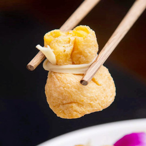 711便利店关东煮食材~海鲜鱼丸火锅~蟹籽福包蟹黄鱼籽福袋5只