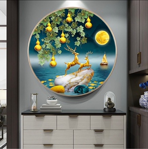 九朵朵石来运转时来运转十字绣大格麋鹿葫芦星空