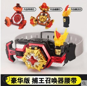 正版奥迪双钻玩具铠甲勇士捕将升级版捕王召唤器腰带威麒印麒武印