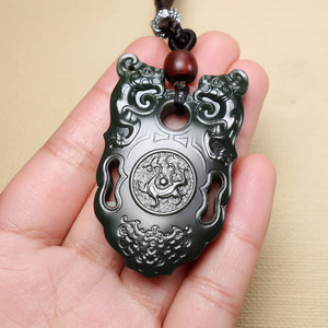 和田青玉吊坠龙