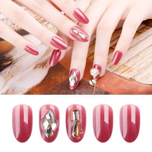 渲然可拆卸持久防水假指甲网红同款反复穿戴式美甲贴片关晓彤代言