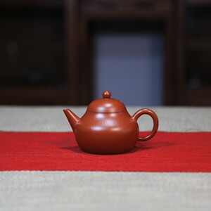 壶趣茶聊 夏青 紫砂壶 全手工小煤窑朱泥孟臣水平壶 容量130cc 询