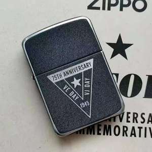 zippo打火机 二战胜利75周年纪念钢机限量版49264男士