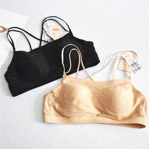 曼妮芬美背吊带女背心20810733防走光抹胸内衣夏薄聚拢无钢圈文胸