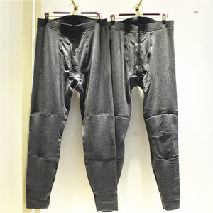 曼妮芬正品冬季棉裤20121022羊毛三层加厚护腰护膝防风男士保暖裤