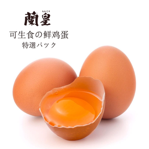 10枚兰皇鸡蛋日本生食鸡蛋无菌蛋新鲜溏心温泉寿喜锅日料鸡蛋顺丰