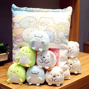 ins一大袋团子动物生物零食抱枕布丁毛绒玩具搞怪网红生日礼物女