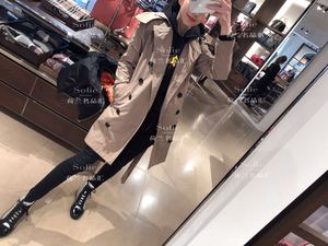 burberry巴宝莉风衣女士中长款 刘涛同款 正品