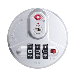 出国海关锁 pke配件密码锁 通关锁 拉杆箱行李箱圆形tsa007密码锁