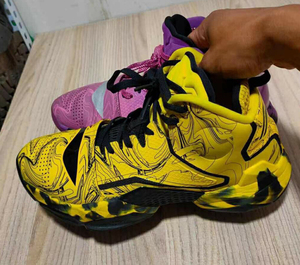 正品李宁空袭2鸳鸯实战篮球鞋42码