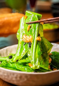 山苏菜 爆炒凉拌 台湾山地同胞美食