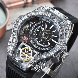 杰森斯坦森同款宇舶镶钻个性大表盘魔兽mp手表男手表女帅气学生