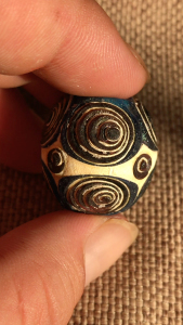 古玩文玩 高古玉老玉 老琉璃 战国随侯珠 蜻蜓眼 搅丝胎 包