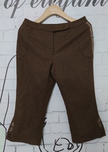 淑女屋自然元素草原小屋系列休闲裤，160码，正品无滤镜实拍，