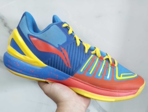 充新李宁闪击一代低帮赞助款齐天大圣49.5码篮球鞋 lin