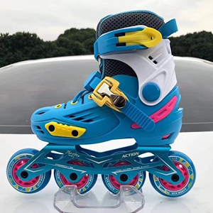 动感精灵2儿童轮滑鞋拆封专业培训机构使用