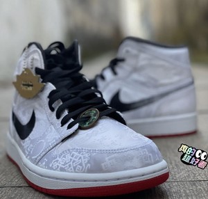 耐克nike aj1白丝绸.神仙白丝绸 太好看了 实物_阿里巴巴找货神器