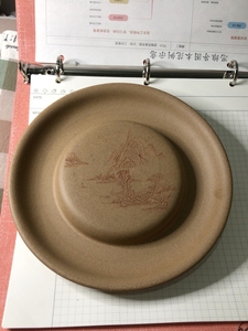 金石刻绘手制壶承宜新紫砂壶