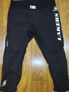迪卡侬nba湖人队紧身裤 xl码