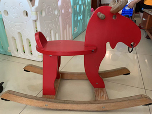 小木马 儿童摇马 宜家实木摇摇马