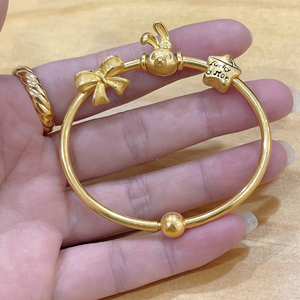 999黄金潘多拉手镯 个人闲置品 13.88克 标价是克价