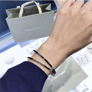 260人付款淘宝专柜代购小ck手镯情侣款一对手环男女官网同款手链七夕