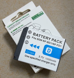 工厂批发全新电池 适用于索尼NP-BD1 NP-FD1电池