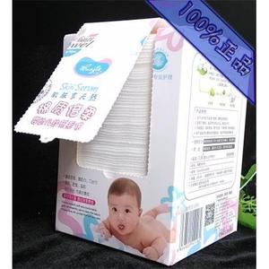 1盒包邮花节80片婴儿一次性纱布毛巾棉柔口水巾洗脸宝宝手口湿巾