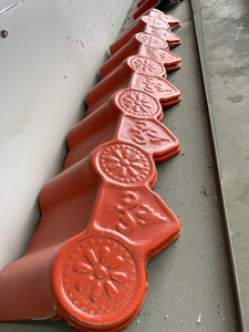 厂家直销树脂瓦琉璃瓦配件滴水瓦批发价500个起批