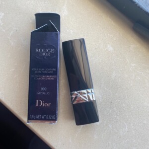 日上免税正品迪奥经典黑管金属色999口红唇膏经典正宫娘娘红全