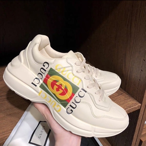 gucci 古奇 新款白色老爹鞋运动休闲跑步鞋