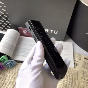 vertu威图总裁签名版全黑陶瓷k8 备用老人机手机全黑陶瓷