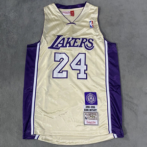 科比名人堂纪念球衣 科比24号名人堂紫金篮球服 nba球衣金