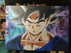 龙珠手绘,卡卡罗特,马克笔手绘