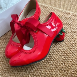 玛丽珍鞋lolita红色