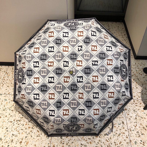 芬迪雨伞,芬迪太阳伞 fendi(芬迪)新款印花三折自动折