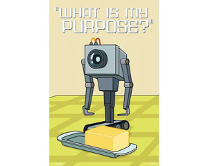 瑞克和莫蒂手办周边黄油机器人乐高moc定制