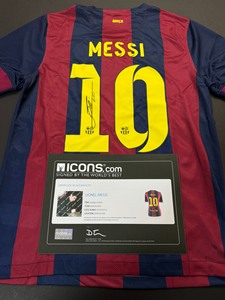 梅西签名球衣巴萨梅西签名球衣1415赛季