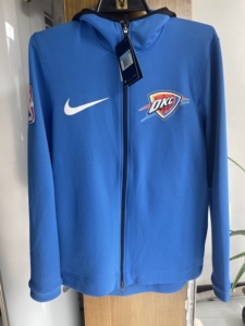 耐克nike球员版雷霆队nba出场服外套