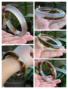 发丝玛瑙玉髓手镯