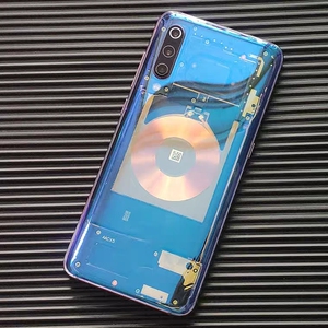 适用小米9后盖魔改玻璃蓝光透明mi10电池盖手机后外壳小米九