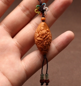 橄榄核手串手工雕刻单籽【文殊菩萨】20元包邮