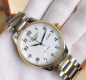 全新 浪琴名匠六针系列全自动机械男表闲置出售   浪琴男表女